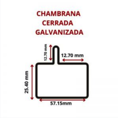 CHAMB CERRADA ZV 126 GALV